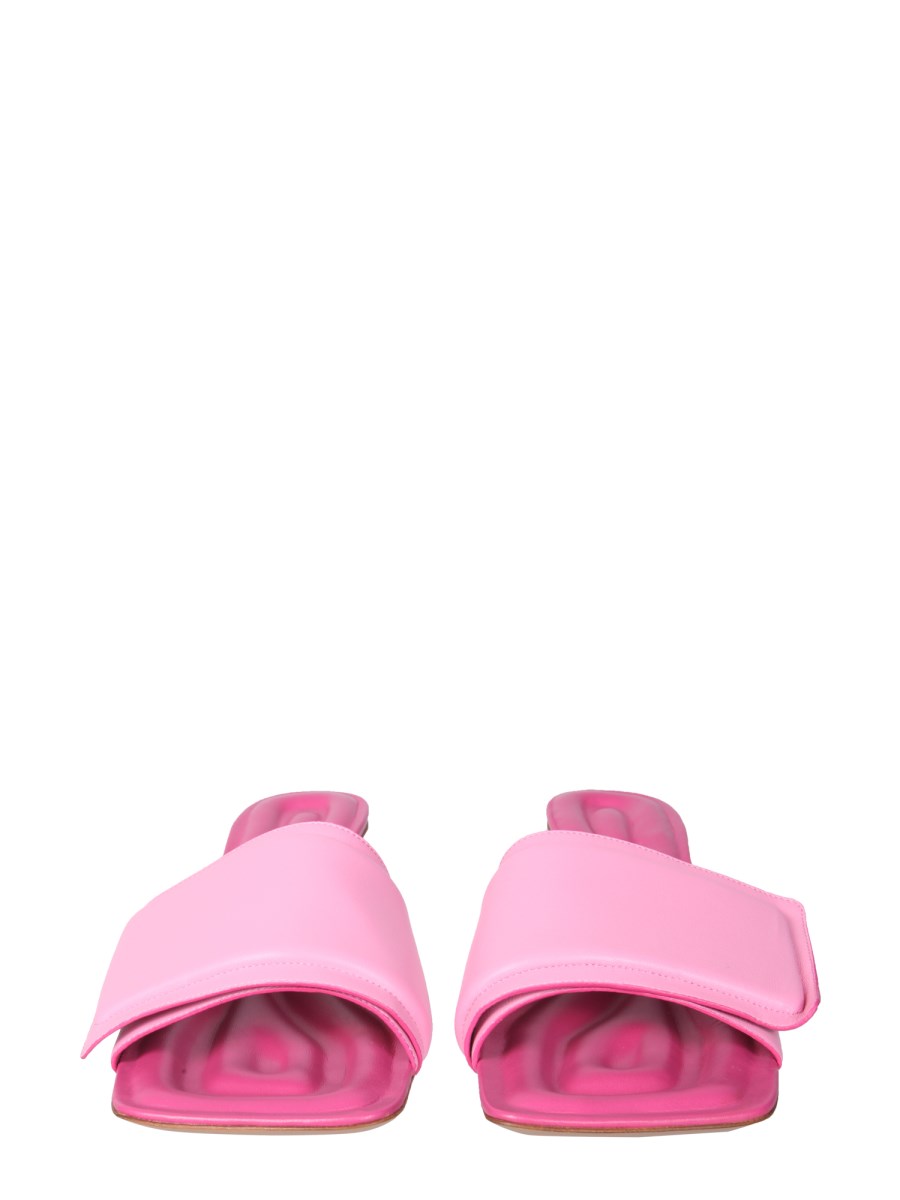 JACQUEMUS LES MULES PISCINE IN PELLE
