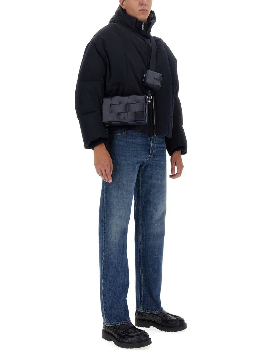 BOTTEGA VENETA JEANS CON TAGLIO DRITTO IN DENIM DI COTONE