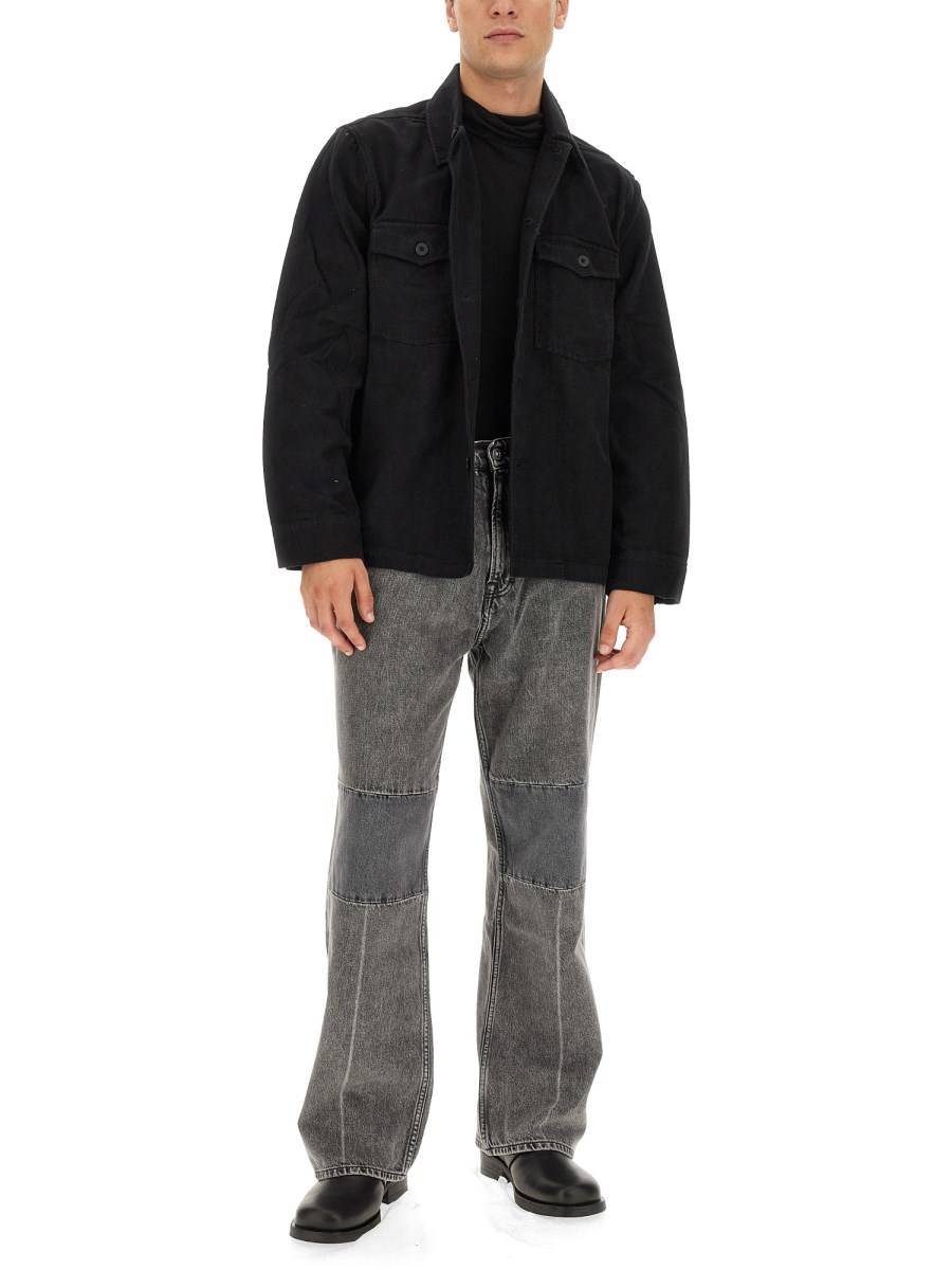 OUR LEGACY JEANS EXTENDED THIRD CUT IN DENIM DI COTONE VINTAGE