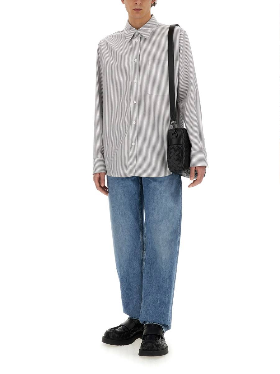 BOTTEGA VENETA JEANS IN DENIM DI COTONE CON TAGLIO DRITTO
