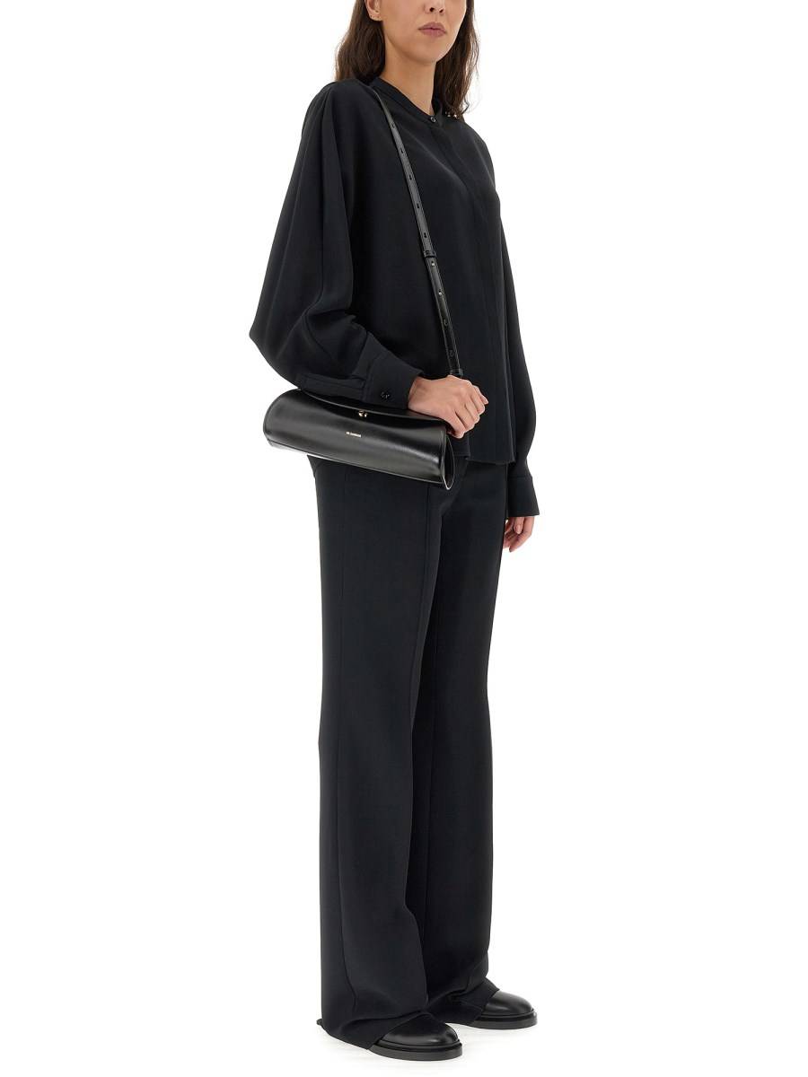 JIL SANDER CAMICIA IN MISTO VISCOSA