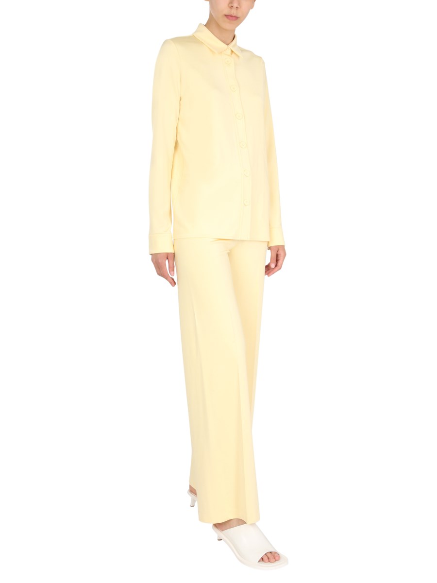 JIL SANDER CAMICIA OVERSIZE FIT IN VISCOSA