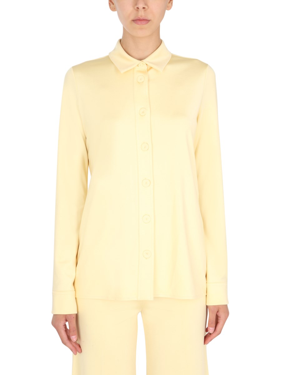 JIL SANDER CAMICIA OVERSIZE FIT IN VISCOSA