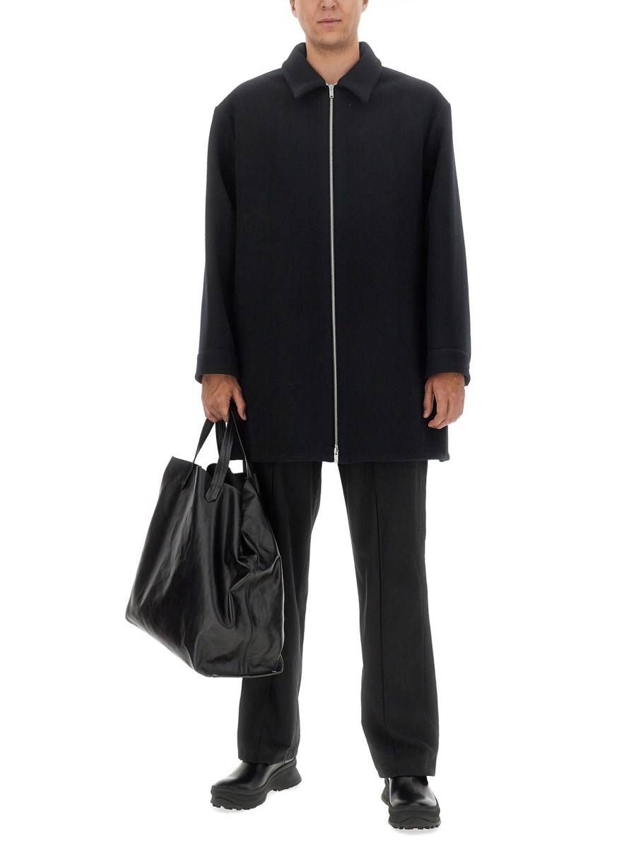 JIL SANDER CAPPOTTO IN LANA VERGINE