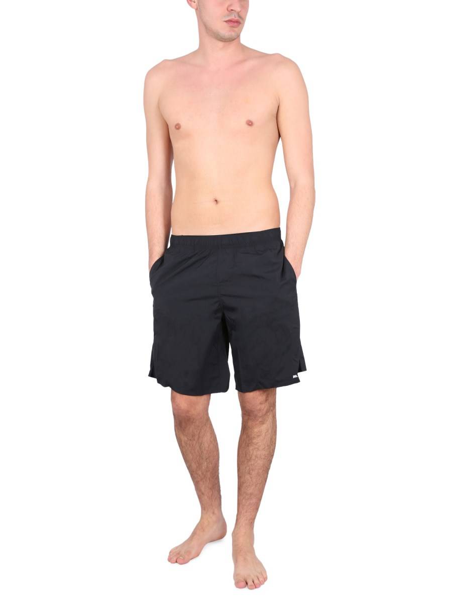JIL SANDER COSTUME DA BAGNO CON STAMPA LOGO
