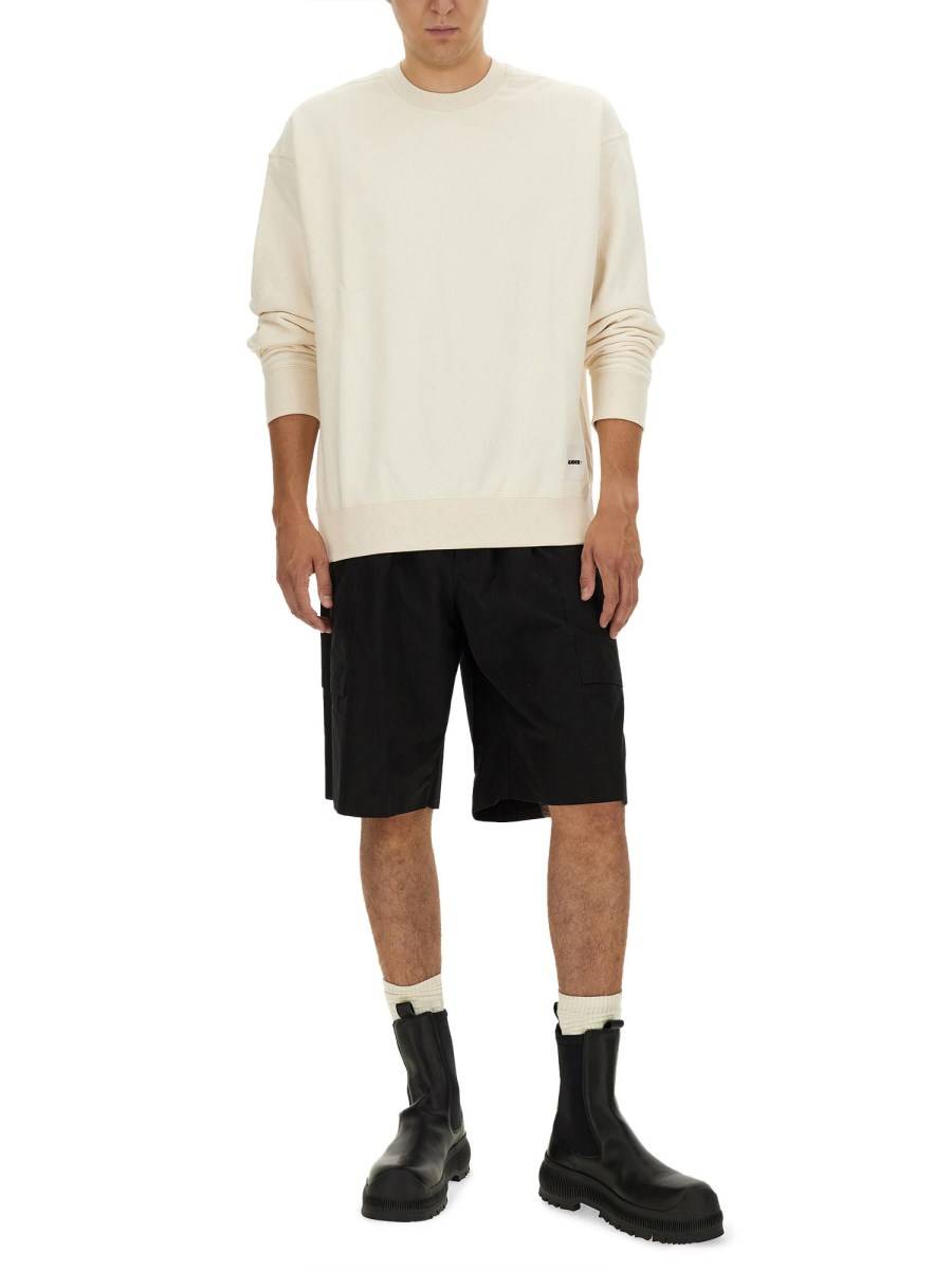 JIL SANDER FELPA CON LOGO