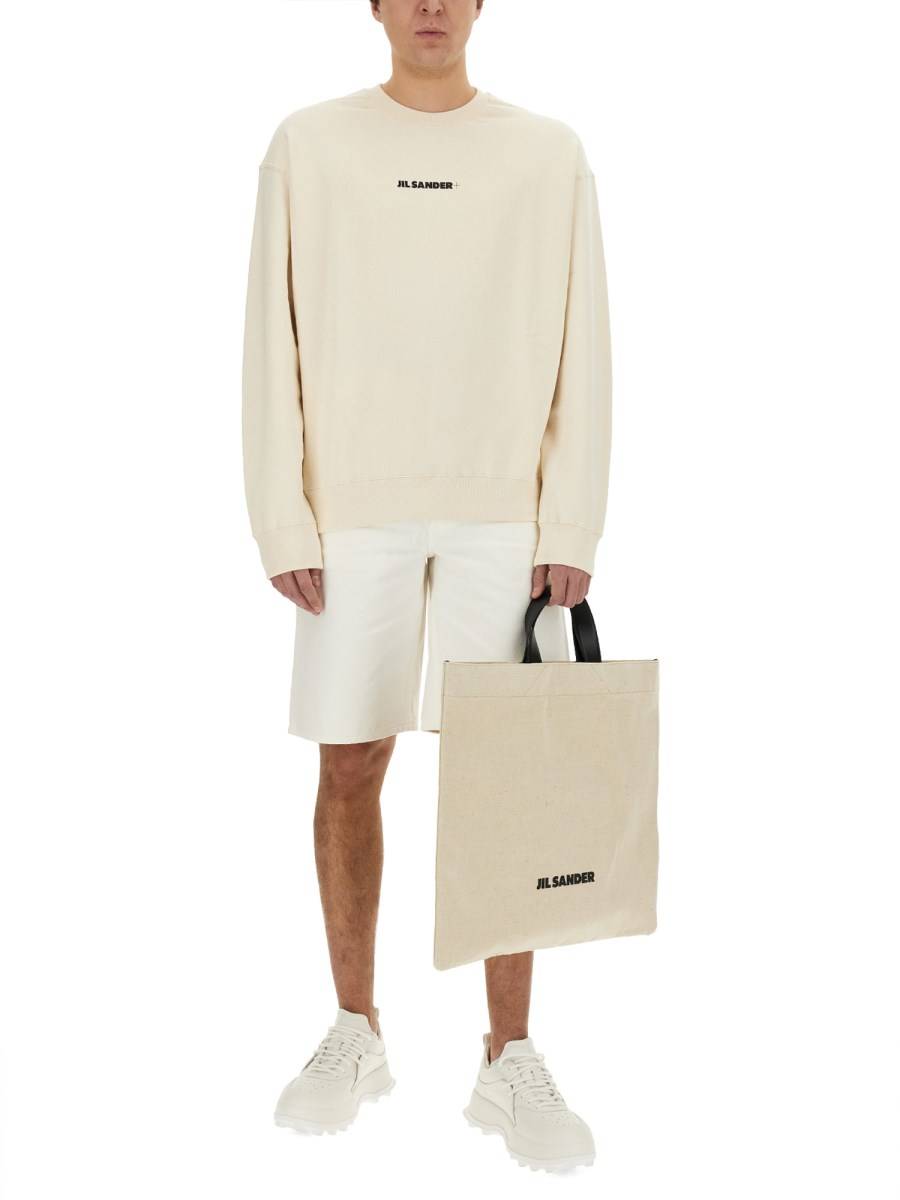 JIL SANDER FELPA CON LOGO