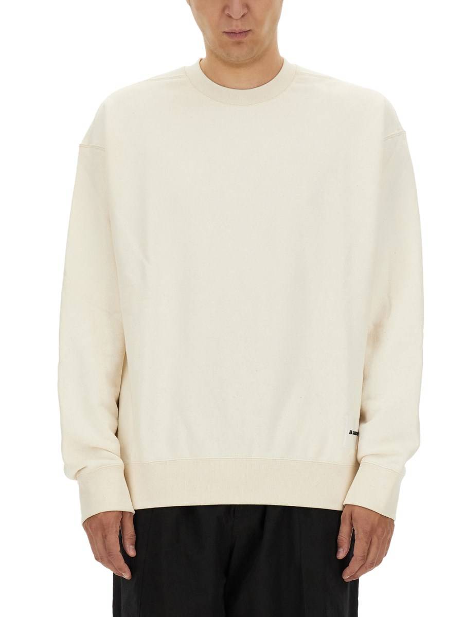 JIL SANDER FELPA CON LOGO