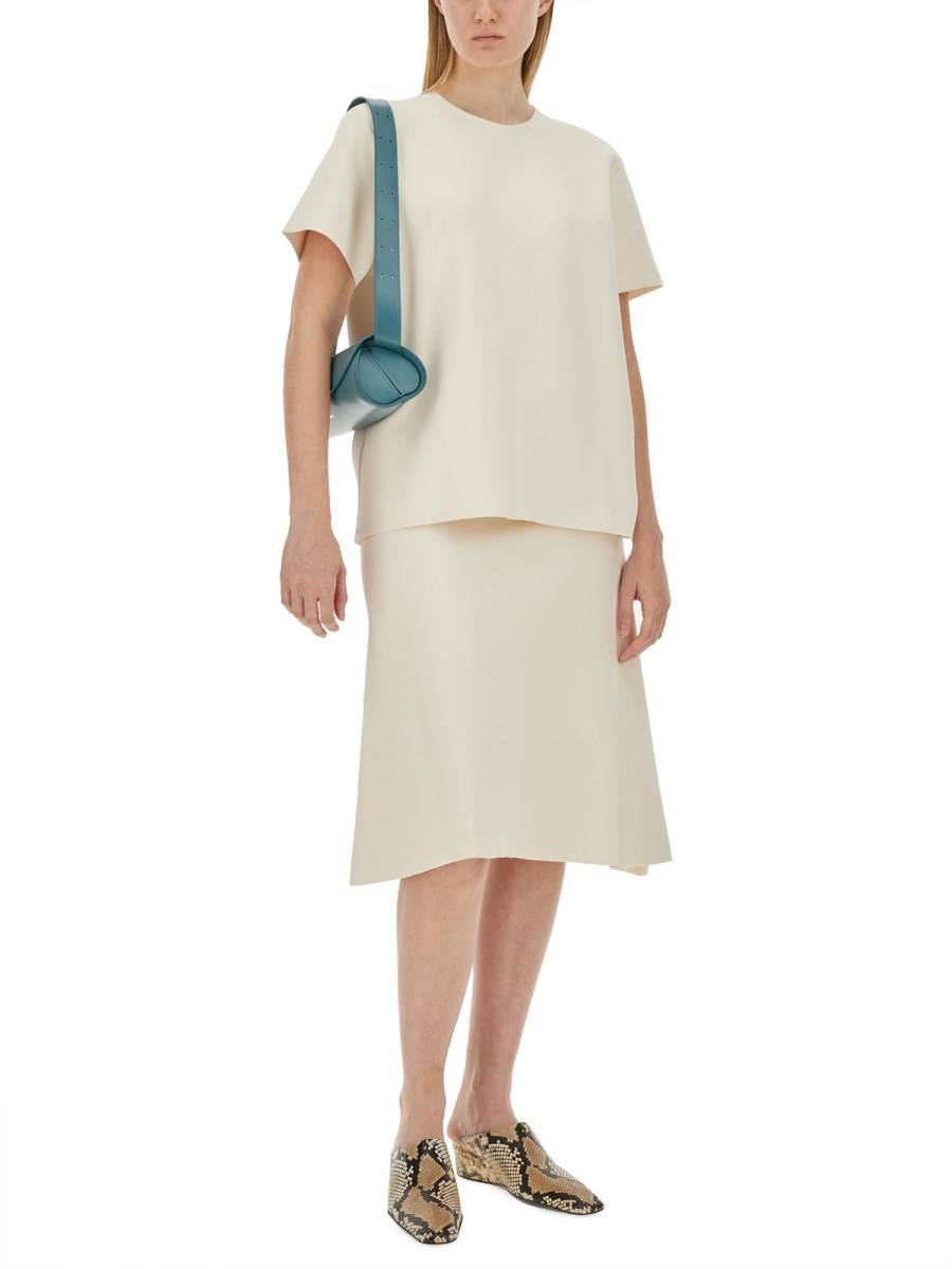 JIL SANDER GONNA ASIMMETRICA