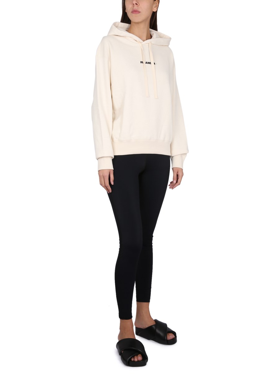 JIL SANDER LEGGINGS CON LOGO