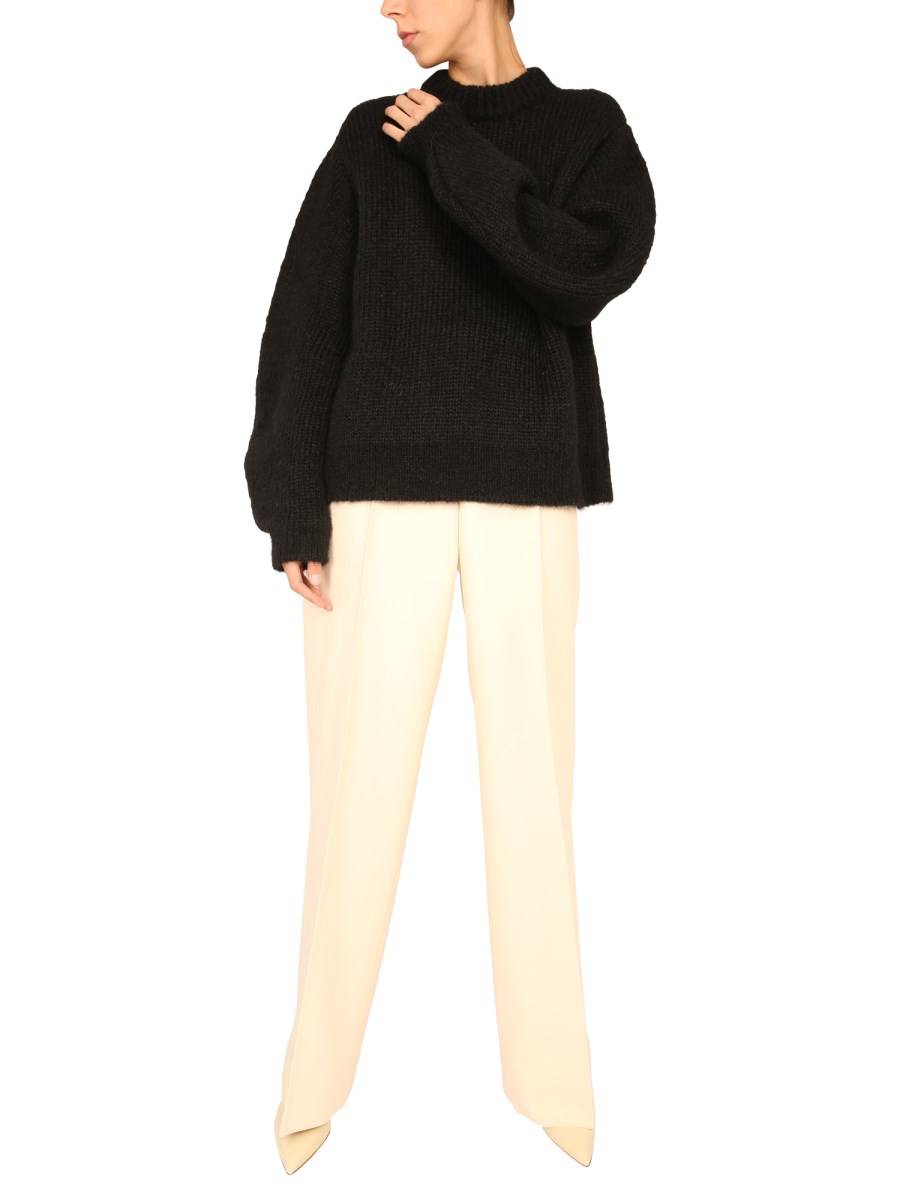 JIL SANDER PANTALONE AMPIO A VITA ALTA