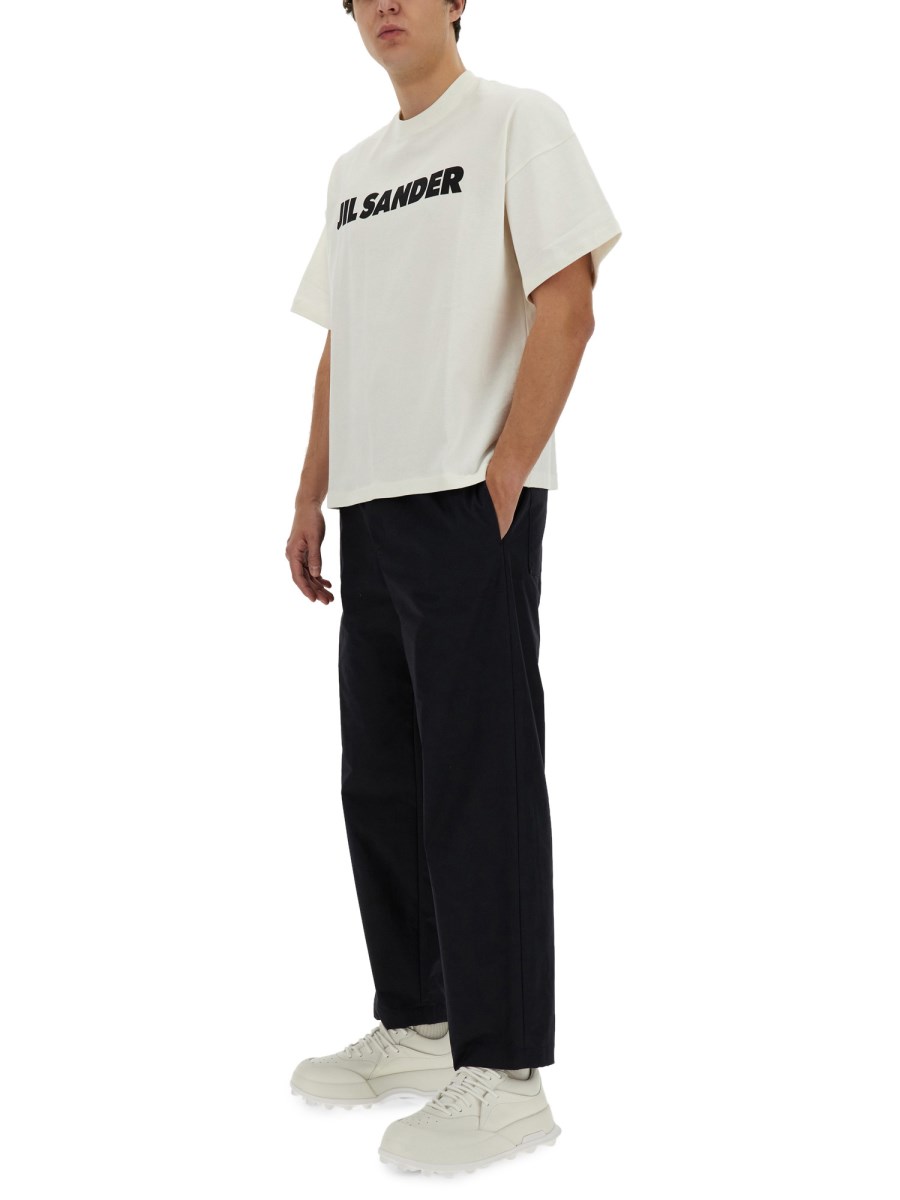 JIL SANDER PANTALONE IN COTONE
