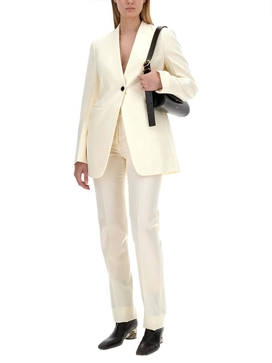 JIL SANDER PANTALONE REGULAR FIT IN LANA