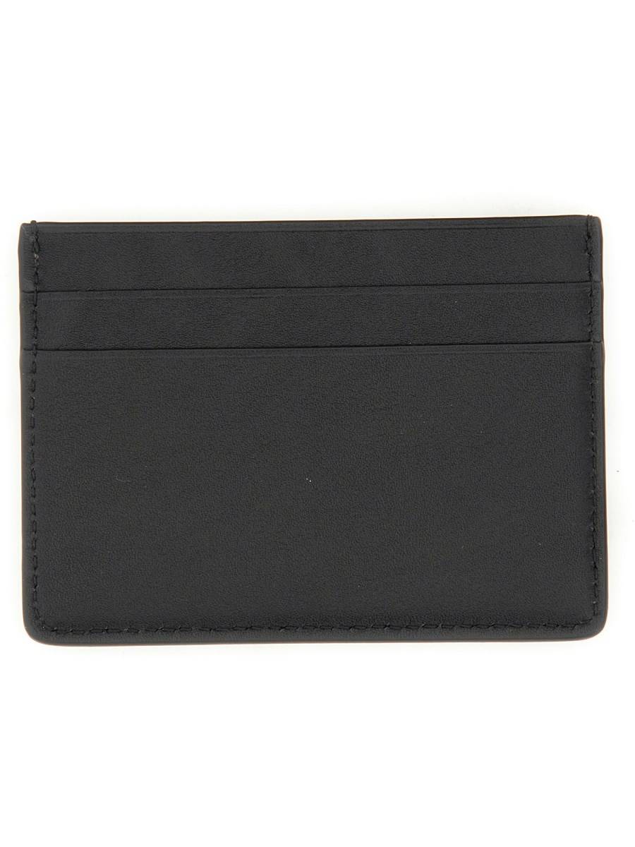 JIL SANDER PORTACARTE IN PELLE CON LOGO