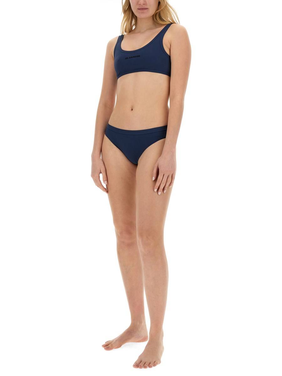 JIL SANDER SLIP BIKINI IN TESSUTO TECNICO