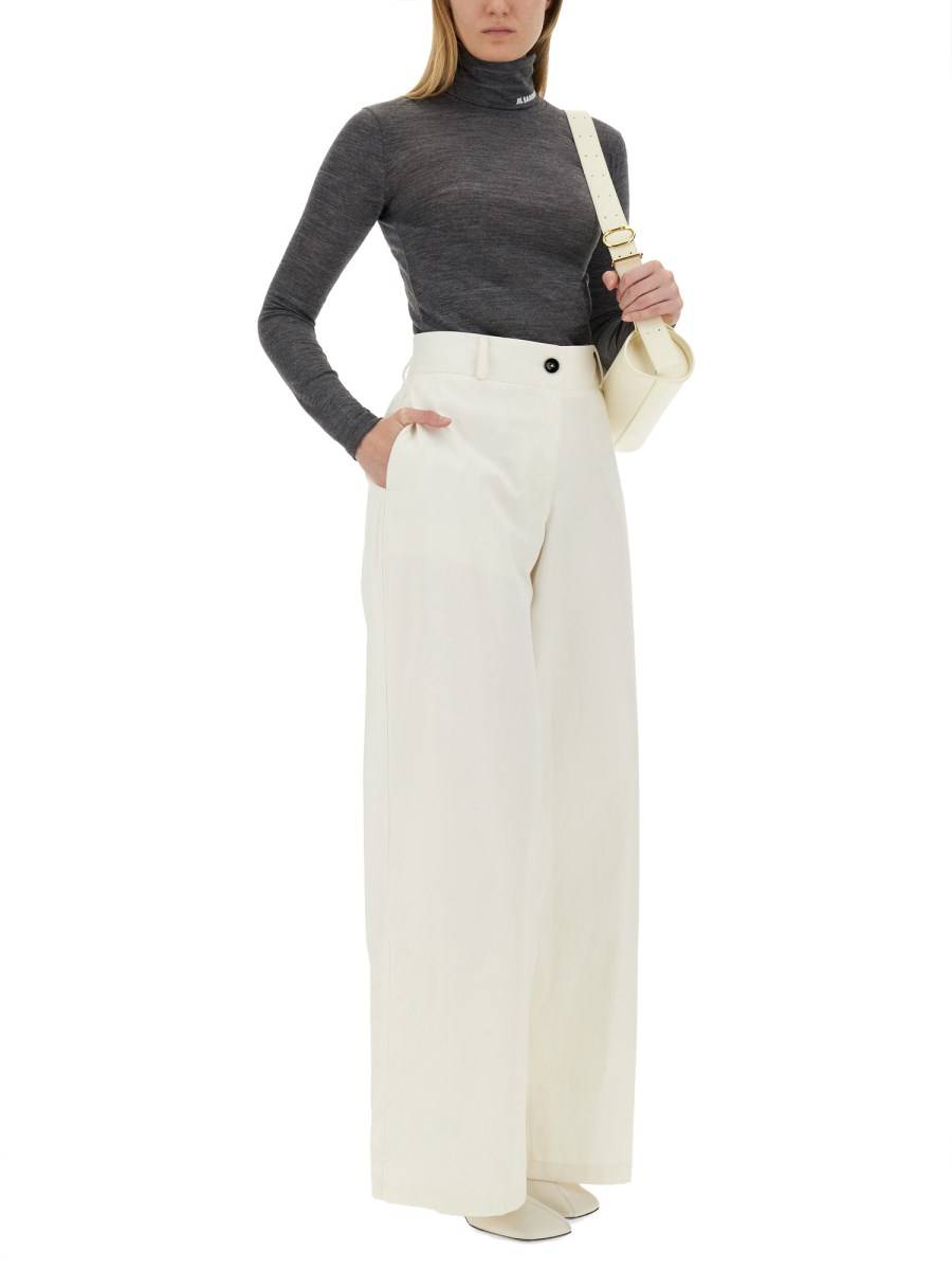 JIL SANDER T-SHIRT A COLLO ALTO