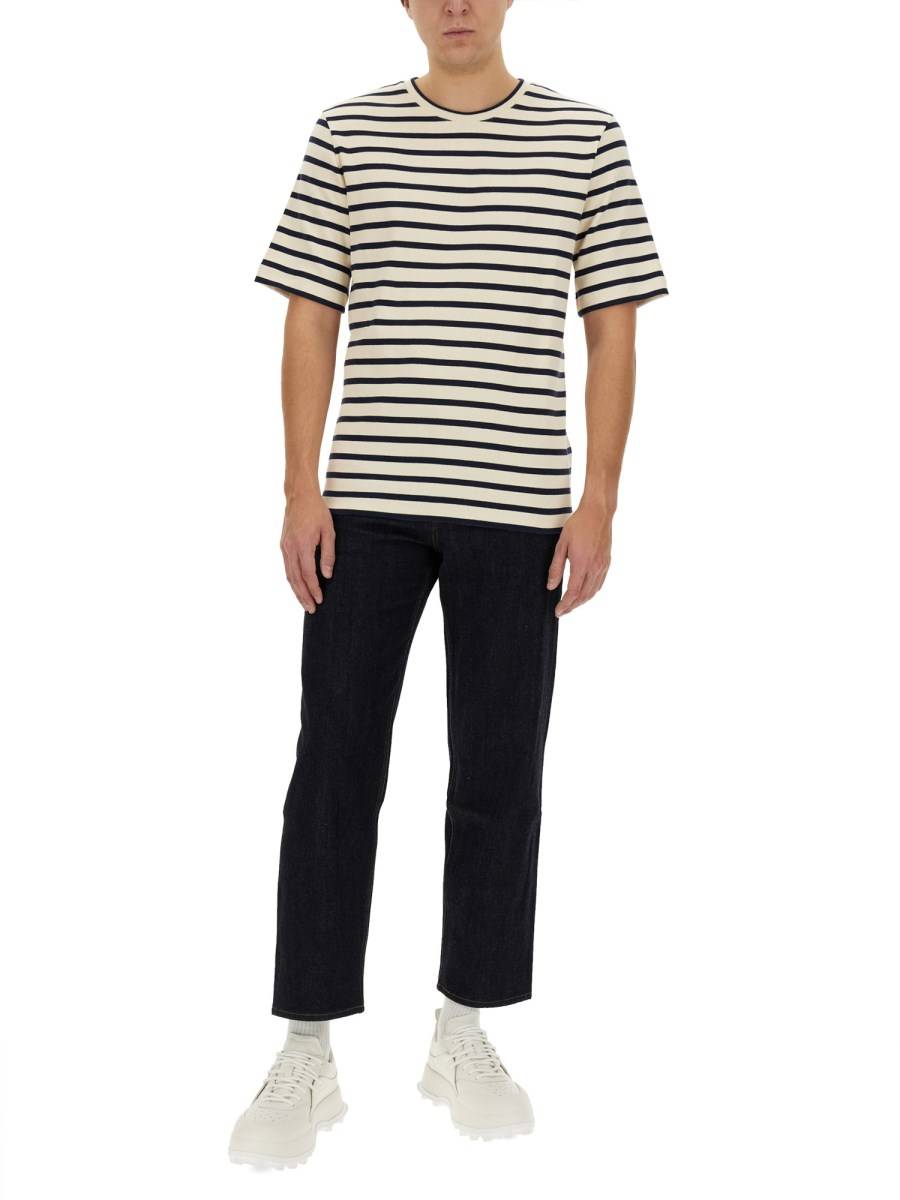 JIL SANDER T-SHIRT A RIGHE