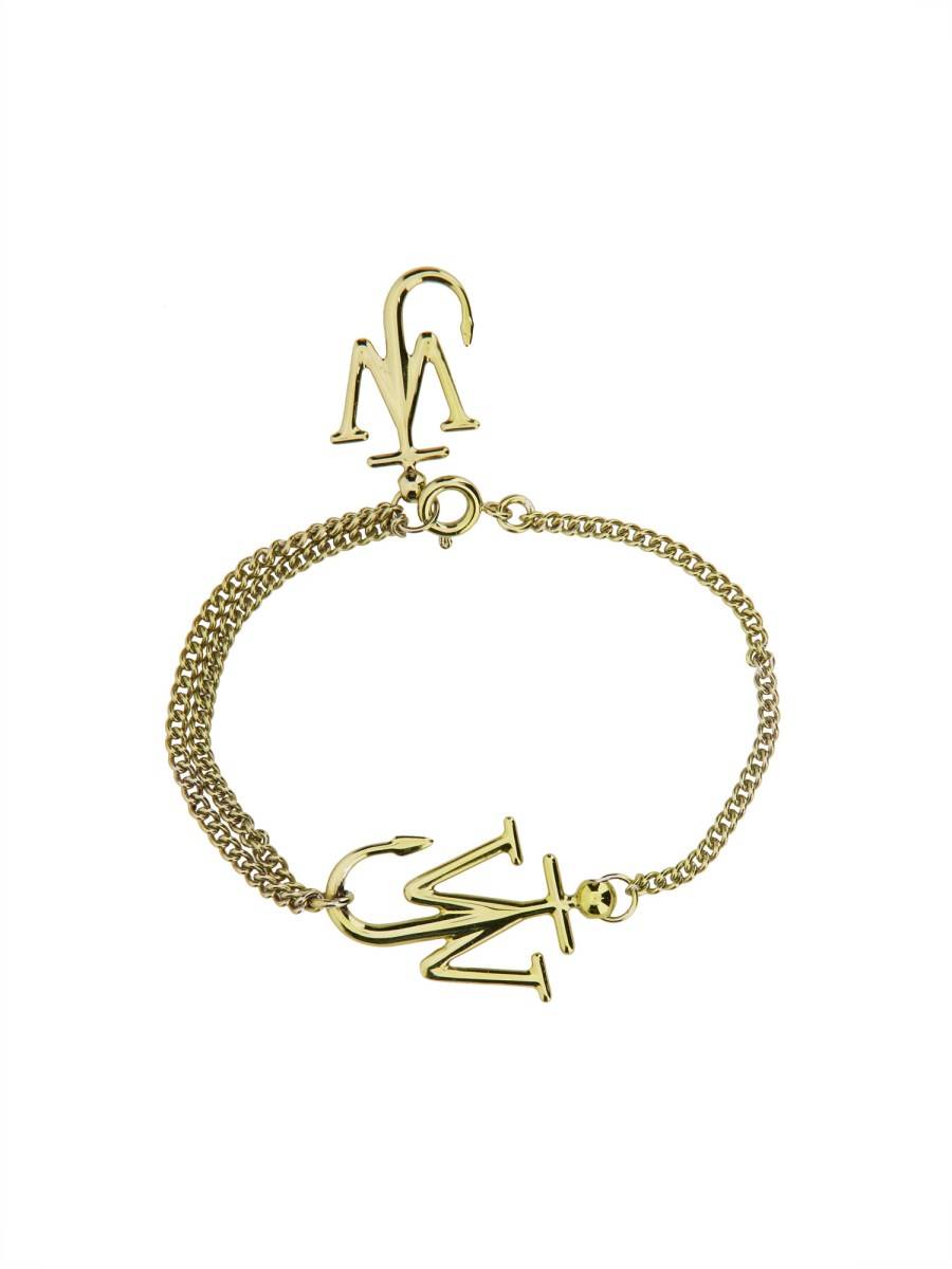 JW ANDERSON BRACCIALE ANCHOR IN OTTONE