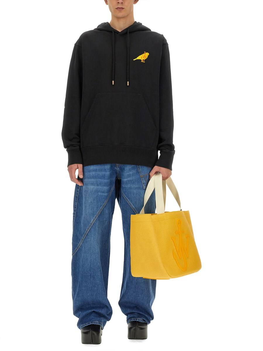 JW ANDERSON FELPA IN COTONE CON LOGO