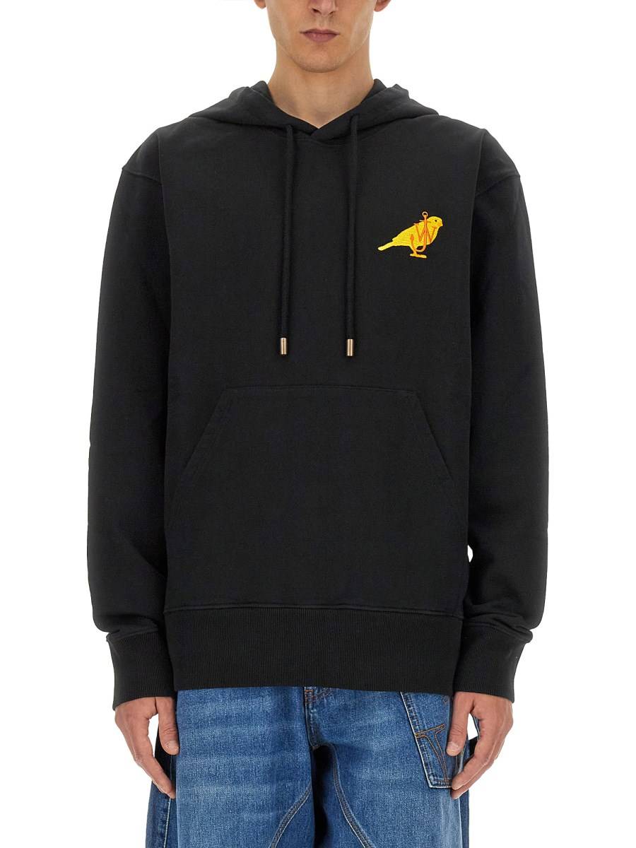JW ANDERSON FELPA IN COTONE CON LOGO