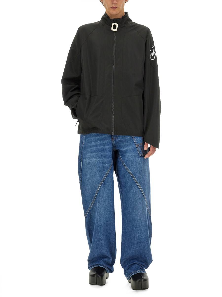 JW ANDERSON GIACCA IN NYLON CON LOGO