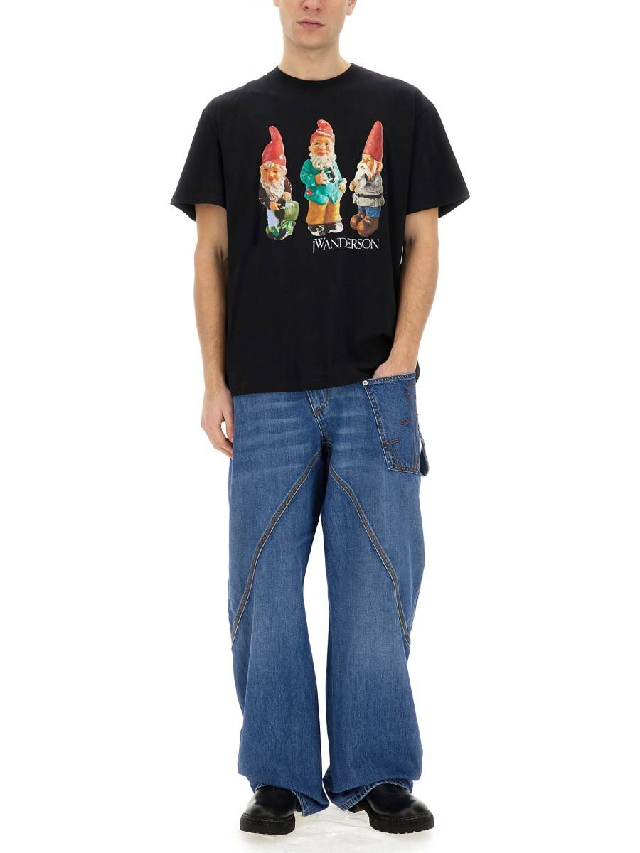 JW ANDERSON T-SHIRT "GNOME TRIO"