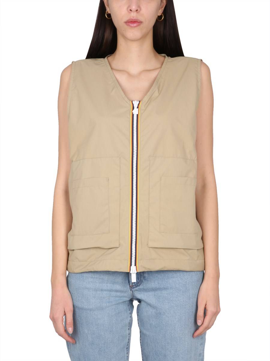 K-WAY GILET BARNEL IN NYLON