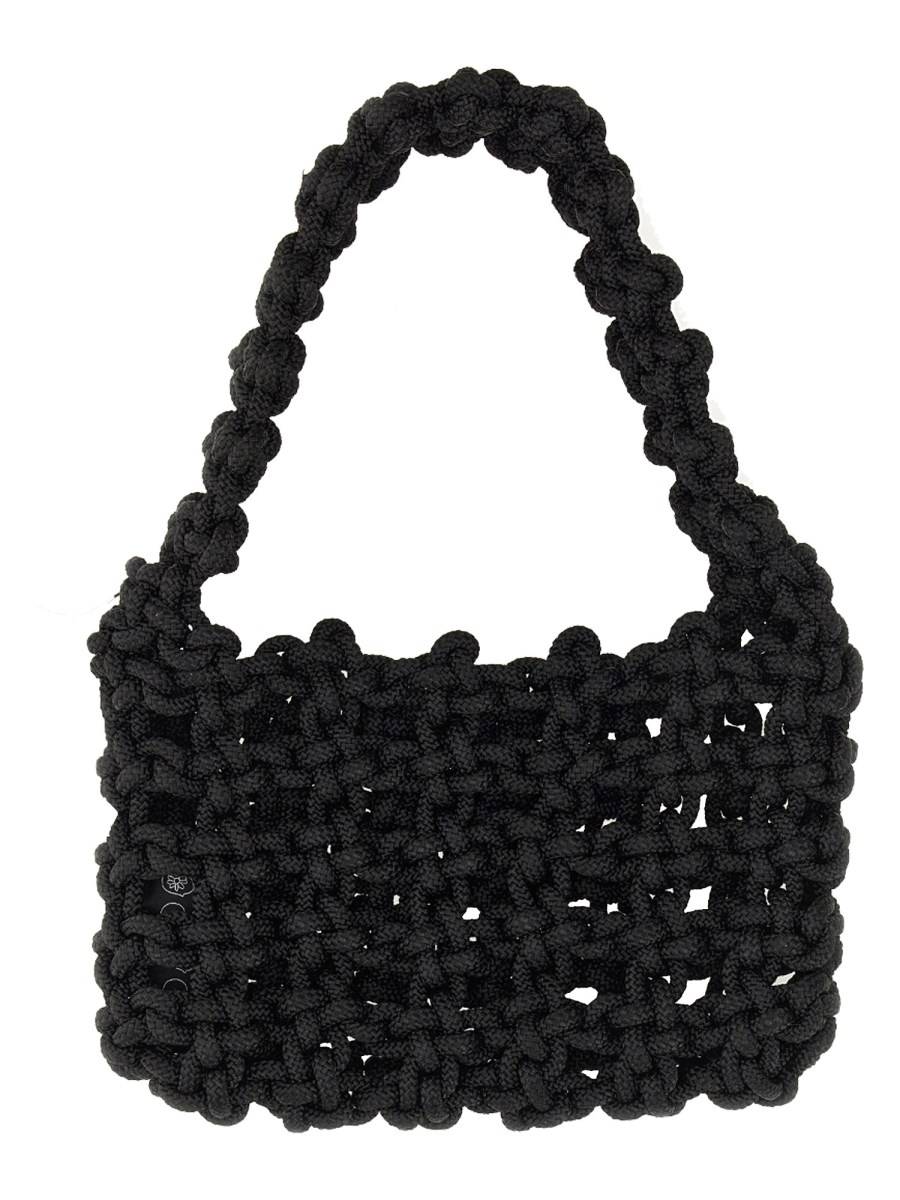KARA BORSA A SPALLA KNOT IN NYLON