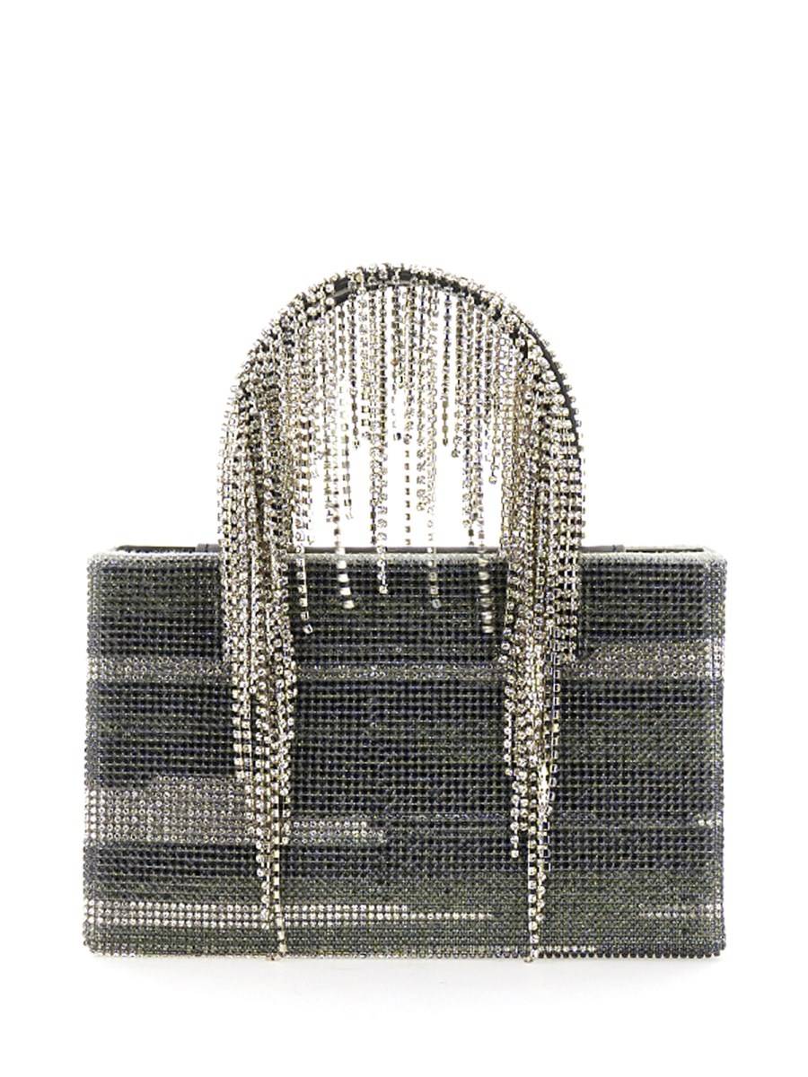 KARA BORSA CON CRISTALLI