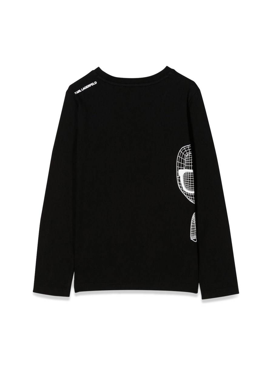 KARL LAGERFELD T-SHIRT MANICHE LUNGHE