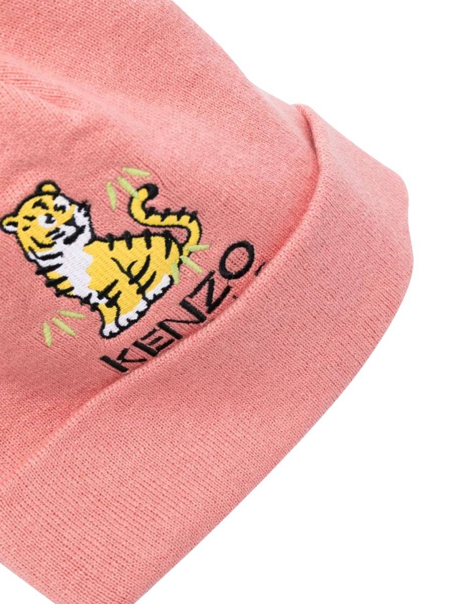 KENZO Beanie Tiger Con Pon Pon