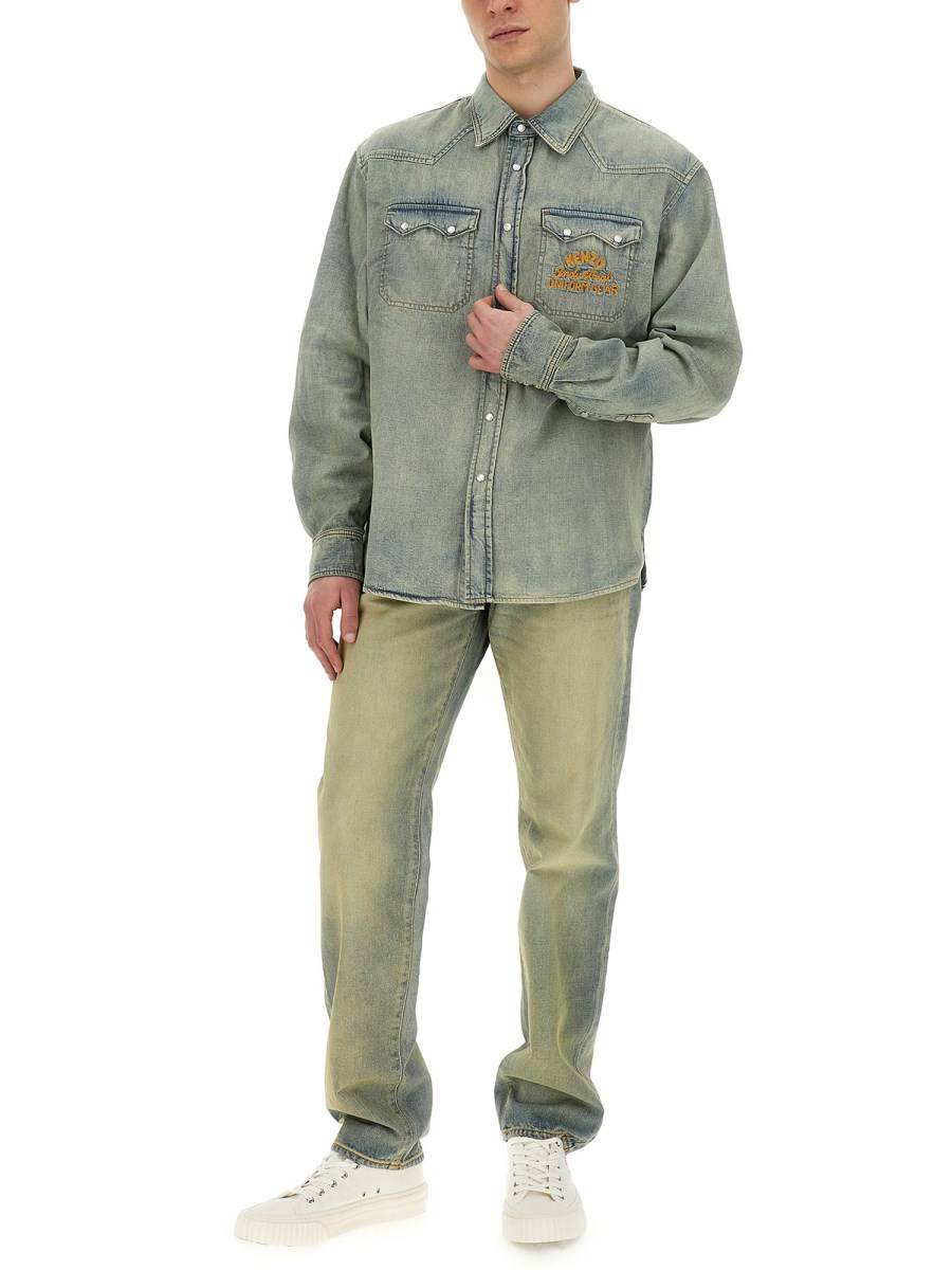 KENZO CAMICIA IN DENIM