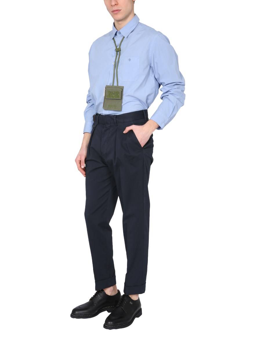 KENZO CAMICIA REGULAR FIT IN COTONE CON LOGO