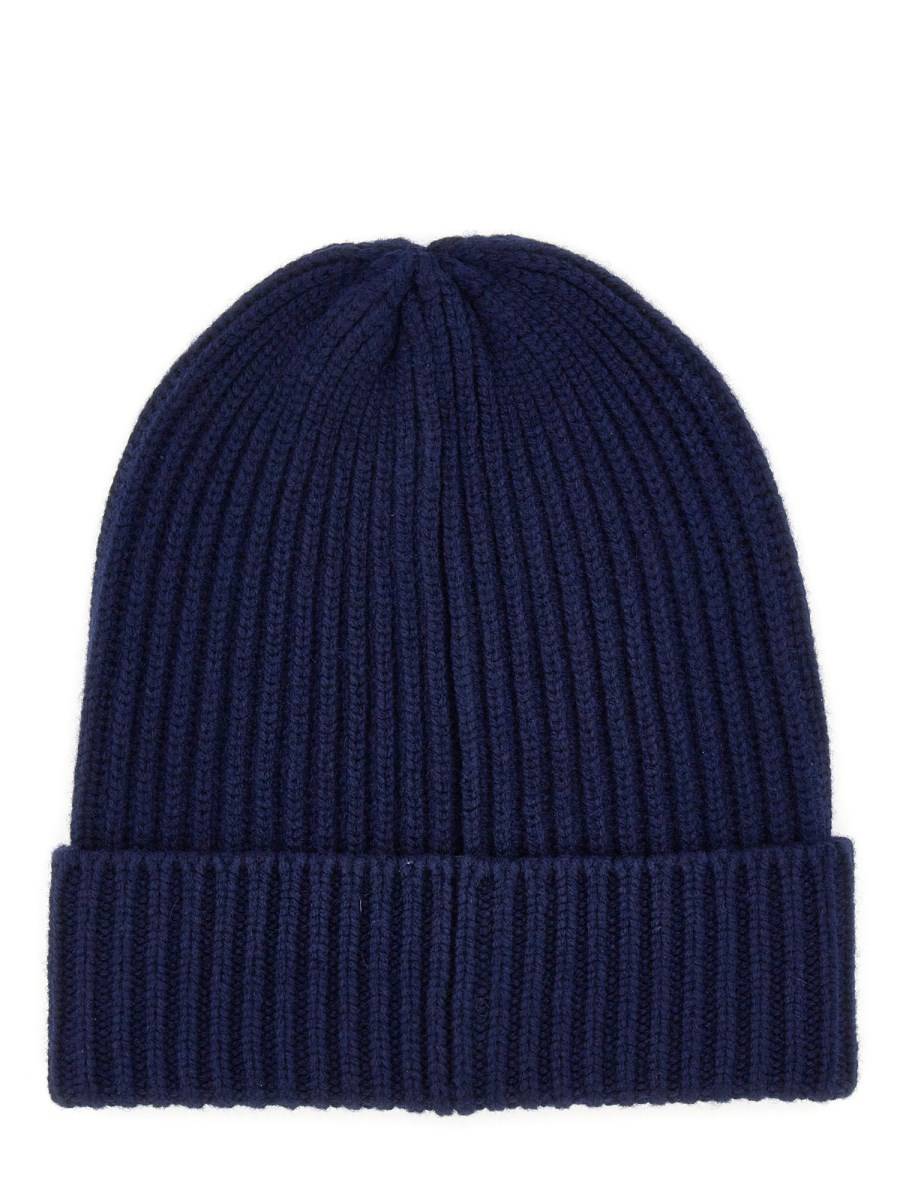 KENZO CAPPELLO IN MAGLIA DI LANA CON LOGO