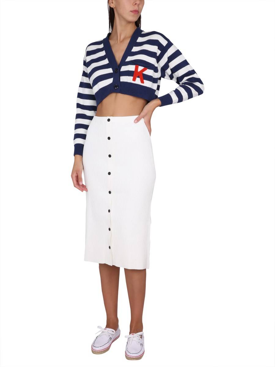 KENZO CARDIGAN 'NAUTICAL STRIPES'