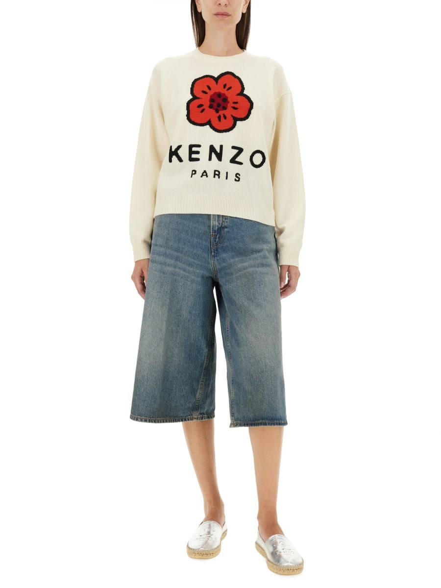 KENZO FELPA DI LANA BOKE FLOWER