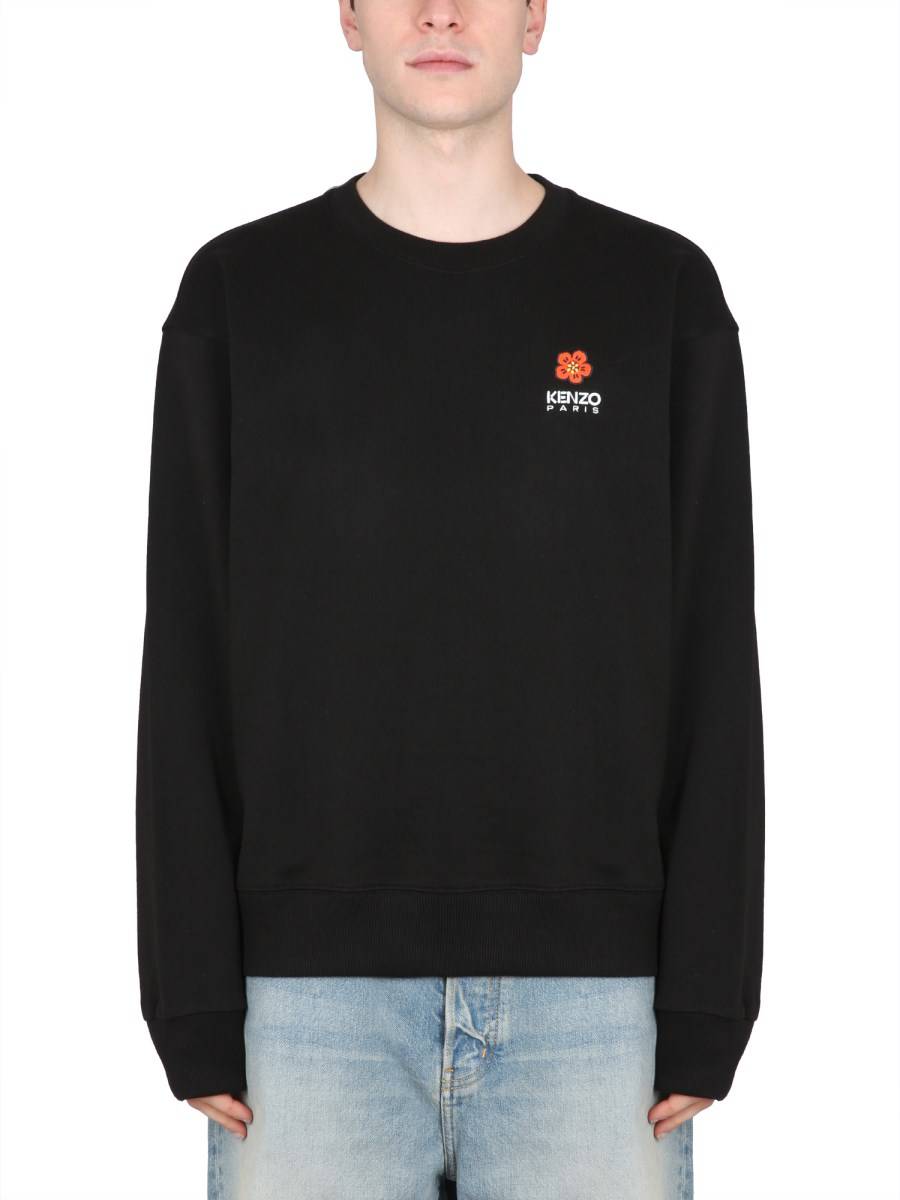 KENZO FELPA IN COTONE CON LOGO