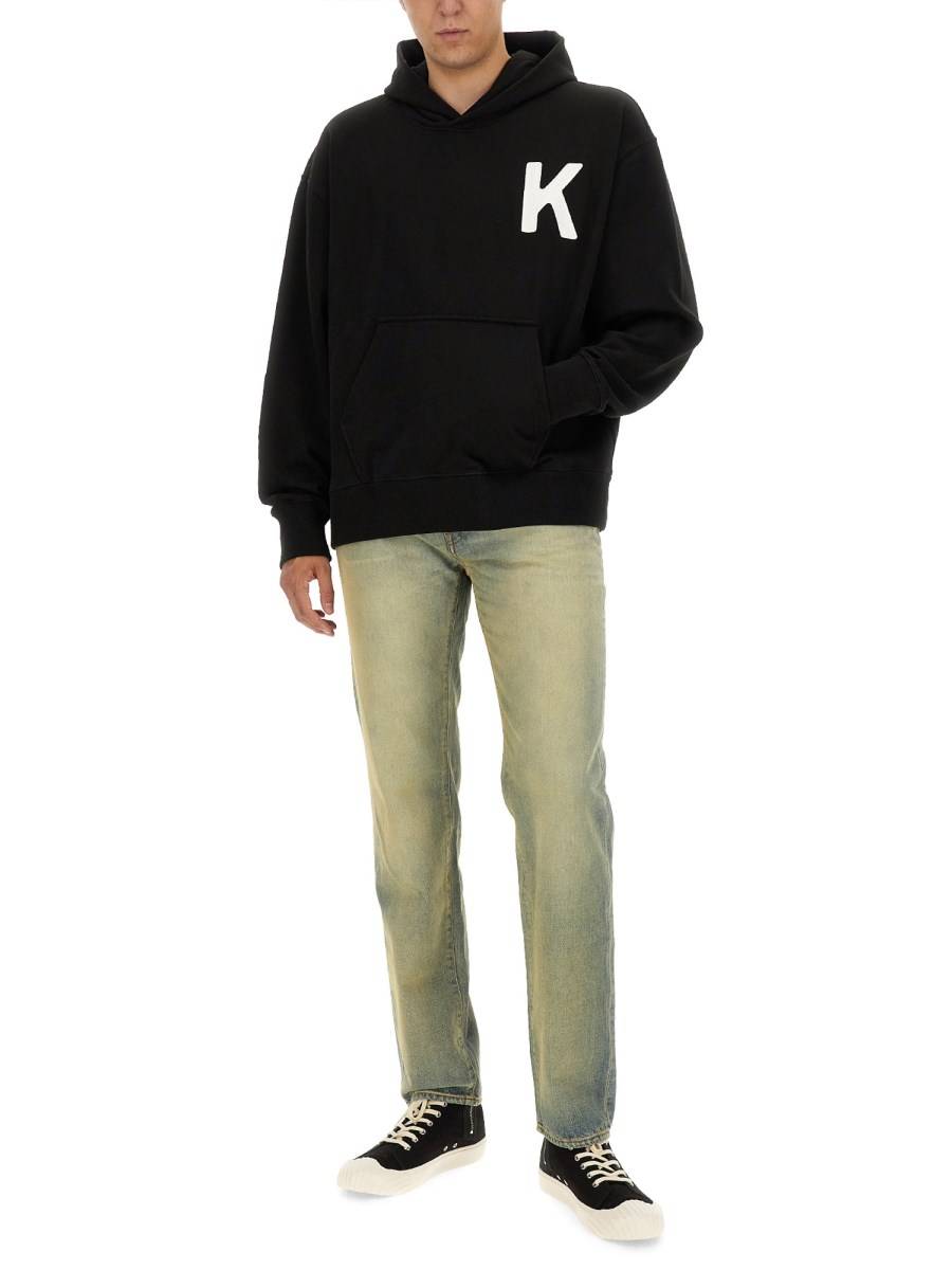 KENZO FELPA "LUCKY TIGER" IN COTONE
