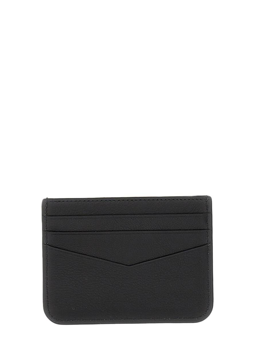 KENZO PORTA CARTE IN PELLE CON LOGO