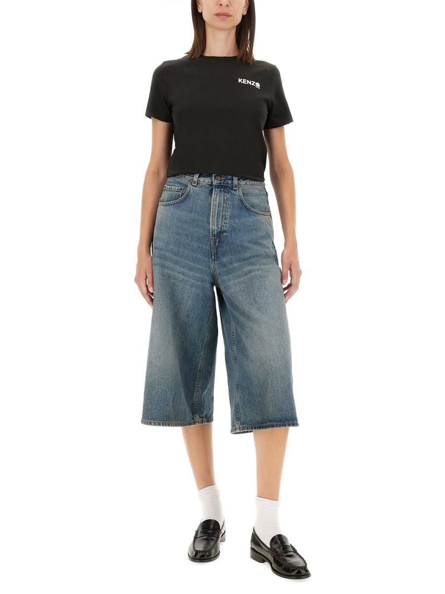 KENZO T-SHIRT "BOKE FLOWER" IN JERSEY DI COTONE