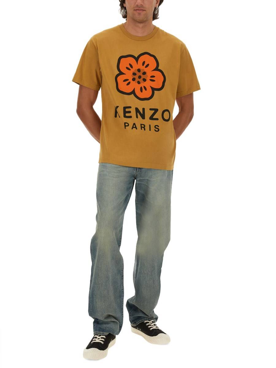 KENZO T-SHIRT CON STAMPA "BOKE FLOWER"