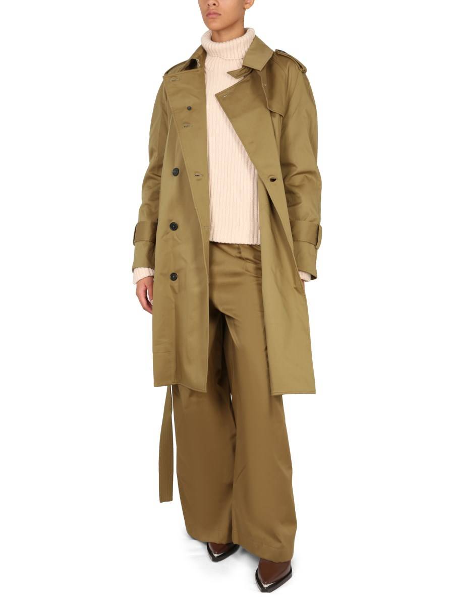 KHAITE TRENCH "SPELLMAN" IN TWIL DI COTONE