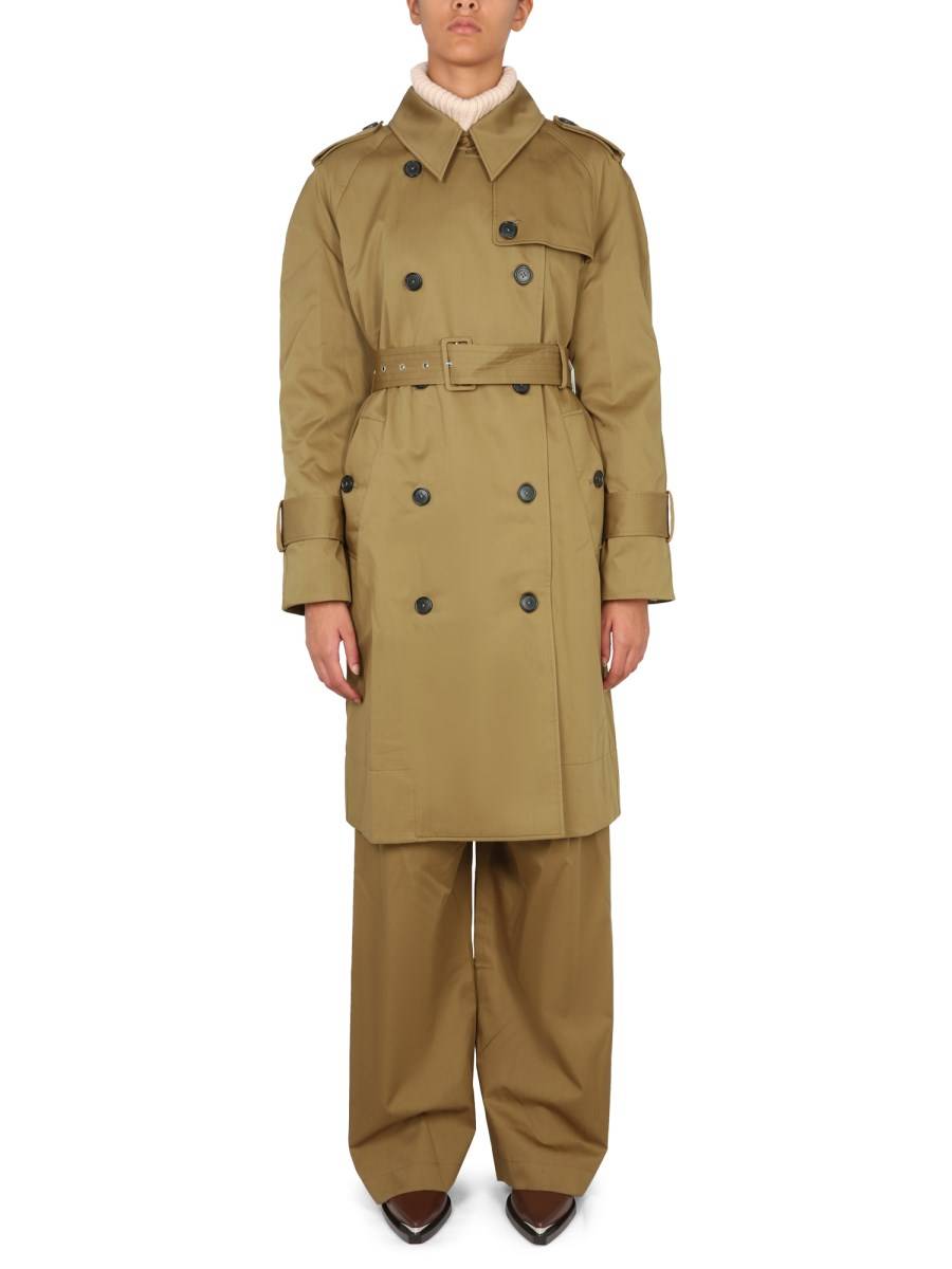 KHAITE TRENCH "SPELLMAN" IN TWIL DI COTONE