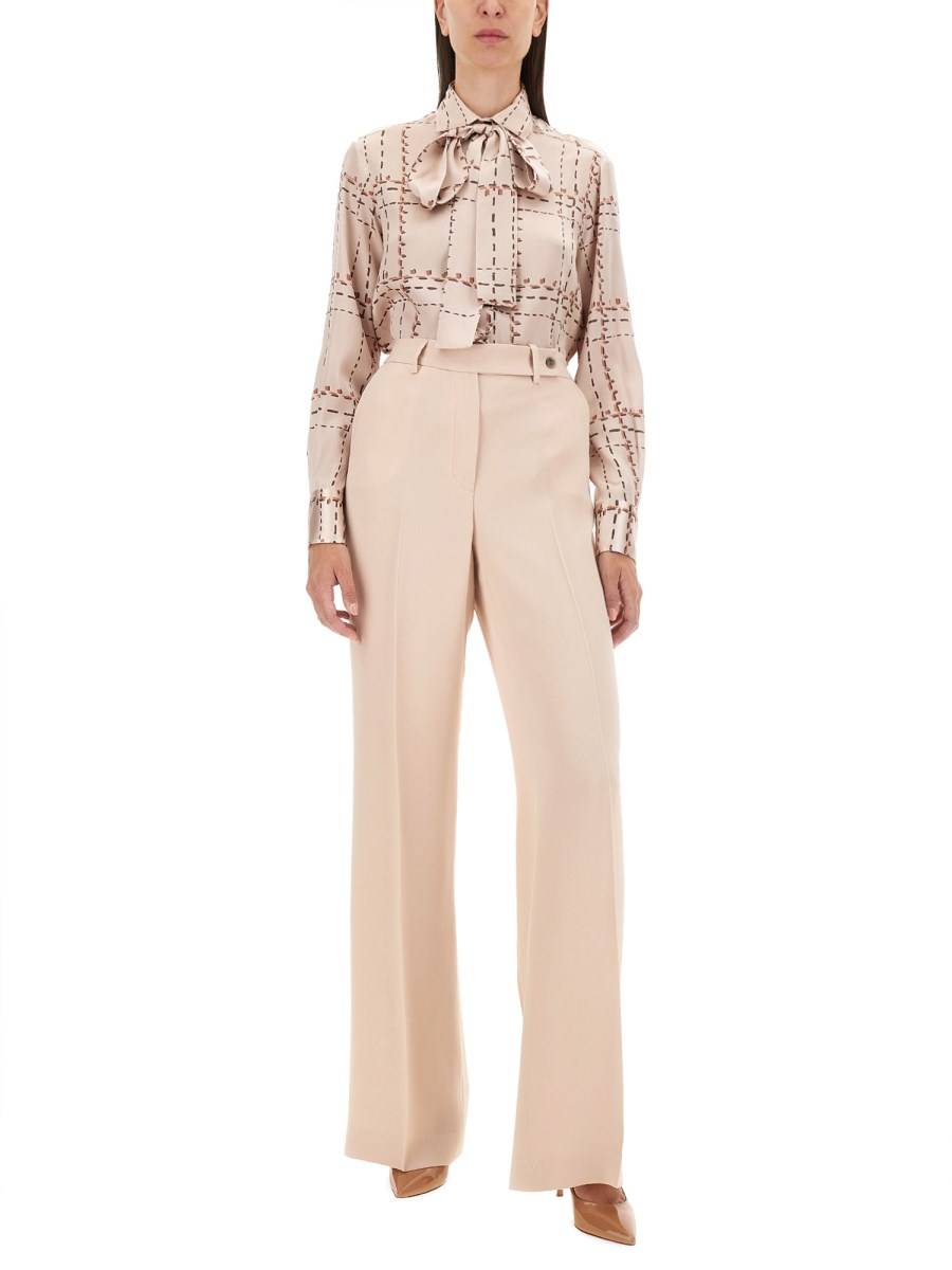 KITON CAMICIA IN SETA CON STAMPA