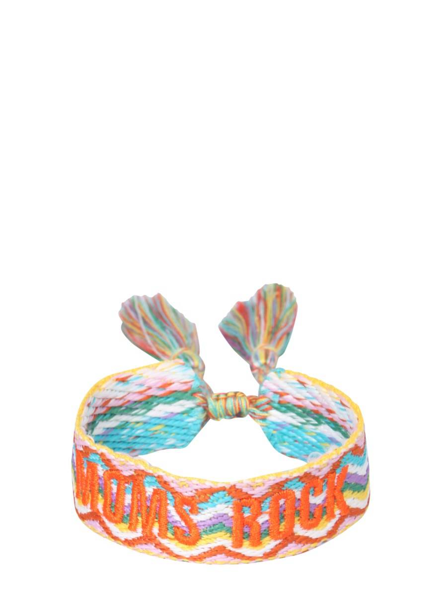 LABEL K BRACCIALE IN TESSUTO INTRECCIATO "MOMS ROCK"
