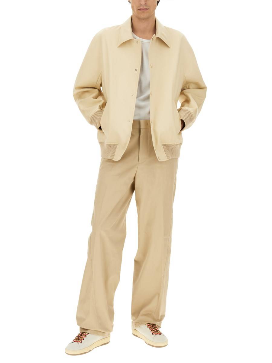 LANVIN GIACCA CON BOTTONE IN COTONE