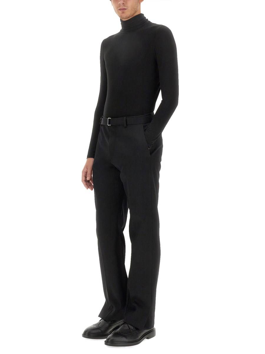LANVIN PANTALONE STRAIGHT FIT IN LANA
