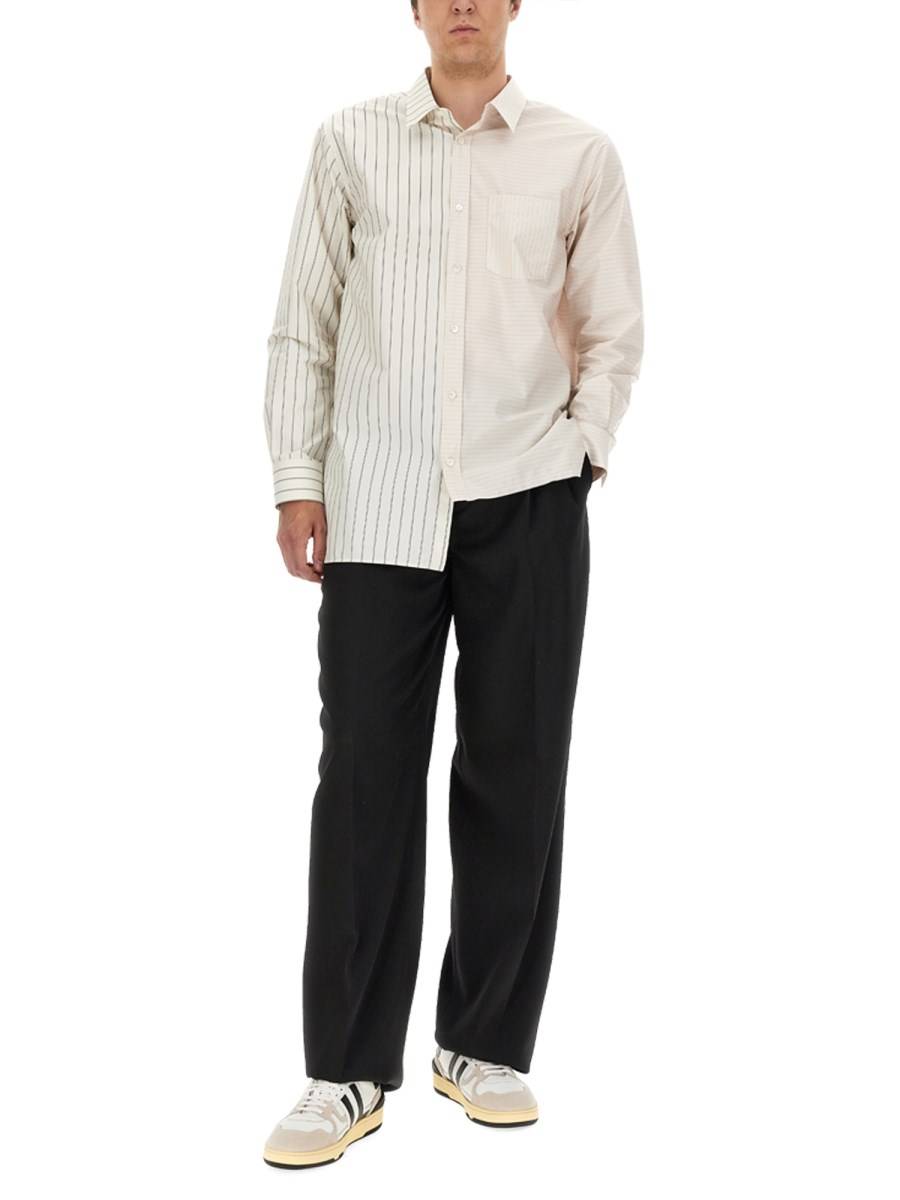 LANVIN PANTALONE WIDE LEG IN LANA