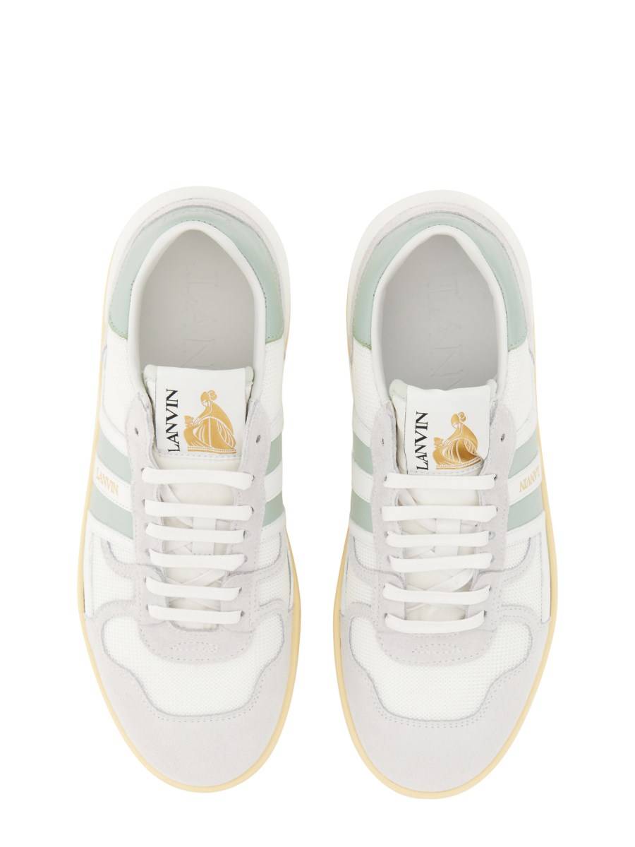 LANVIN SNEAKER IN MESH, SUEDE E NAPPA