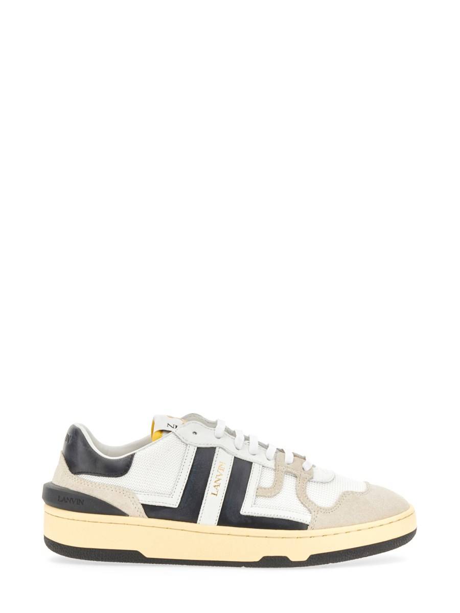 LANVIN SNEAKER IN MESH, SUEDE E NAPPA